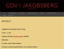 Tablet Screenshot of gdvjakobsberg.se